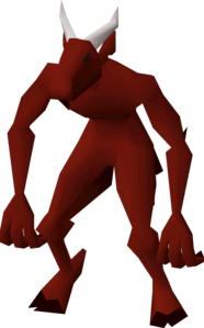 a demon from the M M O R P G Oldschool Runescape